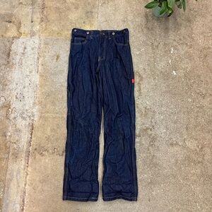 Vintage 1980s King Strap Carpenter Darkwash Jeans Size 30